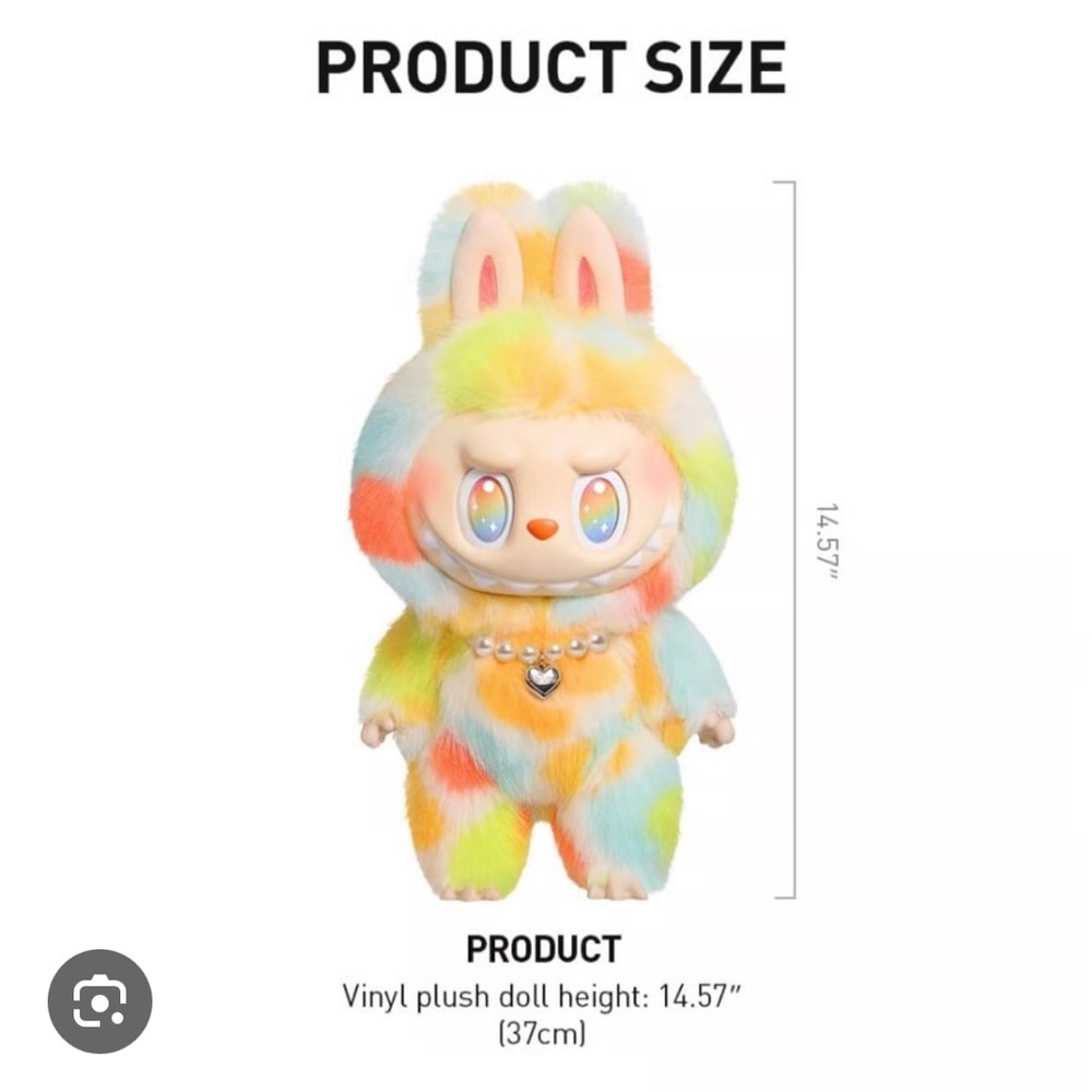 Pop Mart Labubu Rock The Universe THE MONSTERS Vinyl Plush Doll UNOPENED BOX - Picture 4 of 12